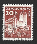 Stamps Czechoslovakia -  972 - Castillo de Kost