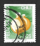 Stamps Chile -  869 - Ornamentos Navideños