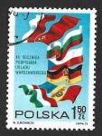 Stamps Poland -  2096 - Banderas de los Miembros del Tratado de Varsovia