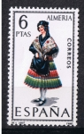 Stamps Spain -  Trajes típicos  Almería