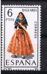 Stamps Spain -  Trajes típicos  Baleares