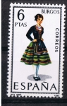 Stamps Spain -  Trajes típicos  Burgos