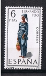 Stamps Spain -  Trajes típicos  Fernando  Poo