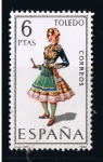 Stamps Spain -  Trajes típicos  Toledo