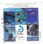 Stamps Spain -  Barcelona 03  Campeonato del mundo de Natación