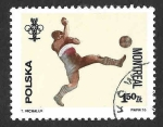 Stamps Poland -  2186 - XXI JJOO de Montreal