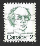 Stamps Canada -  587 - Sir Wilfrid Laurier