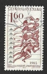 Stamps Czechoslovakia -  1277 - III Juegos Nacionales Espartaquistas 