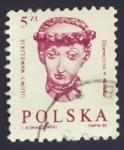 Stamps Poland -  Mujer coronada