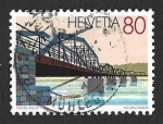 Stamps Switzerland -  895 - Puente Ferroviario Entre Coblenza y Felsenau