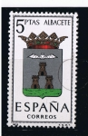 Stamps Spain -  Escudos de Provincias  Albacete