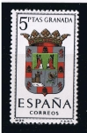 Stamps Spain -  Escudos de Provincias  Granada