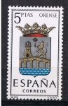 Stamps Spain -  Escudo de España  Orense