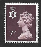 Stamps United Kingdom -  NIMH8 - Isabel II Reina de Inglaterra (NORTE DE IRLANDA)