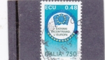 Stamps Italy -  bandera Naciones Unidas