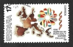 Stamps Spain -  Edif2826 - Entrada de España y Portugal en la Unión Europea