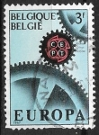 Stamps Belgium -   Europa (C.E.P.T.) 1967 - Ruedas dentadas