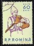 Stamps Romania -  Instrumentos Musicales - Cimpoi