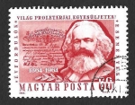 Stamps Hungary -  1583 - Centenario de la 1ª Internacional Socialista