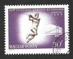 Stamps Hungary -  1790 - Campeonato Europeo de Atletismo. Budapest