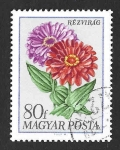 Stamps Hungary -  1928 - Zinnia