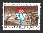 Stamps Hungary -  2076 - XX Aniversario de la Federación Internacional de Resistentes