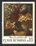 Stamps Romania -  2200 - La Caza en la Pintura