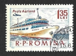 Stamps Romania -  C140 - Barco