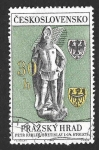 Stamps Czechoslovakia -  1537 - Tesoros del Castillo de Praga