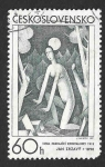 Stamps Czechoslovakia -  1729 - Arte Gráfico