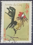 Stamps France -  Año chino del Gallo