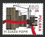 Stamps Poland -  1855 - VI Congreso del Partido Unido de los Trabajadores Polacos