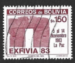 Stamps Bolivia -  690 - Exposición Filatélica Nacional 