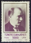 Stamps Turkey -  Kemal Ataturk (1881-1938)