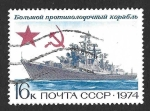 Stamps Europe - Russia -  4226 - Buque Naval Soviético