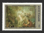 Stamps Europe - Russia -  5313 - Pintura Francesa en el Museo del Hermitage