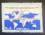 Stamps Venezuela -  25 Anivº OPEP