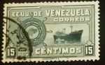 Stamps Venezuela -  Barco de la Flota Mercante