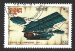 Stamps Cambodia -  802 - Retrospectiva de la Aviación y Diseñadores