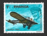 Stamps Rwanda -  888 - Historia de la Aviación