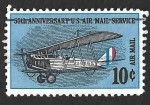 Stamps : America : United_States :  C74 - L Aniversario del Correo Aéreo USA