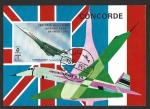 Stamps : Asia : United_Arab_Emirates :  Michel BL531 - HB Concorde (AJMAN STATE)