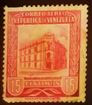 Stamps Venezuela -  Oficina Correos Caracas. Aereo