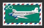 Stamps Germany -  993 - L Aniversario del Servicio de Correo Aéreo