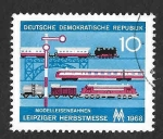 Stamps Germany -  1038 - Feria Otoñal de Leipzig (DDR)