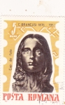 Stamps Romania -  cabeza de mujer