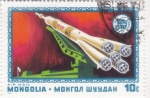 Stamps Mongolia -  nave espacial