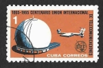 Stamps : America : Cuba :  964 - Centenario de la Unión Internacional de Telecomunicaciones