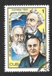 Stamps : America : Cuba :  2399 - XX Aniversario del Primer Hombre en el Espacio