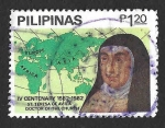 Stamps Philippines -  1603 - IV Centenario de la Muerte de Santa Teresa de Ávila